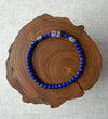 Lapis and Antique Millefiori Bead Bracelet