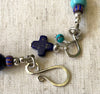 Multi-Gemstone and Antique Millefiori Bead Bracelet